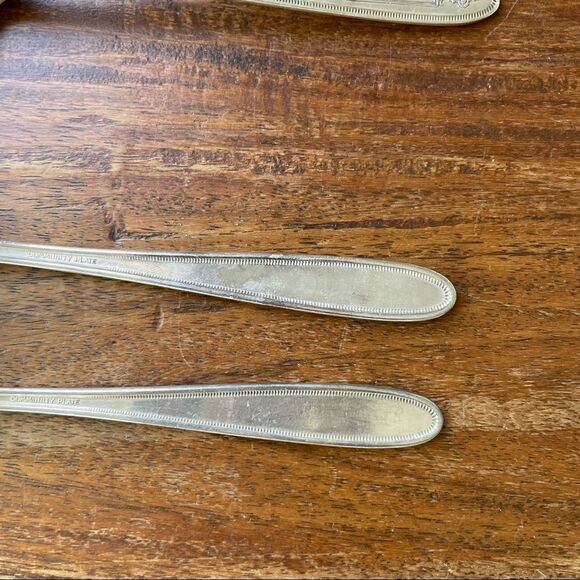 Antique 1921 Oneida Community Plate Grosvenor Teaspoons Set of 6 No Monogram - Picture 8 of 10